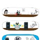 Skateboard Deck Design Series, student example 29