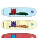 Skateboard Deck Design Series, student example 3