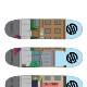 Skateboard Deck Design Series, student example 69