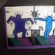 Keith Haring Cards, student example 12