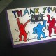 Keith Haring Cards, student example 17