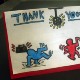 Keith Haring Cards, student example 28