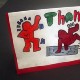 Keith Haring Cards, student example 39