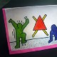 Keith Haring Cards, student example 36